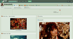 Desktop Screenshot of kimberlyrawr.deviantart.com
