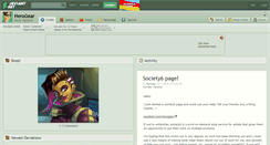 Desktop Screenshot of herogear.deviantart.com