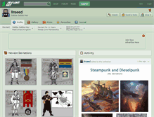 Tablet Screenshot of linseed.deviantart.com
