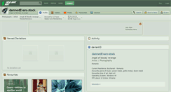 Desktop Screenshot of damnedevans-stock.deviantart.com