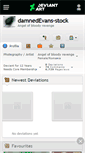 Mobile Screenshot of damnedevans-stock.deviantart.com