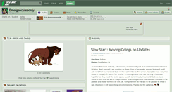 Desktop Screenshot of emergencyuseonly.deviantart.com