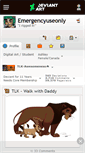 Mobile Screenshot of emergencyuseonly.deviantart.com