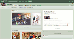 Desktop Screenshot of digicos.deviantart.com