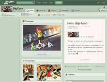 Tablet Screenshot of digicos.deviantart.com