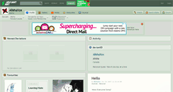 Desktop Screenshot of alishaxox.deviantart.com