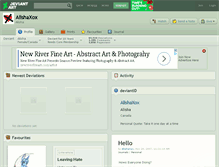 Tablet Screenshot of alishaxox.deviantart.com