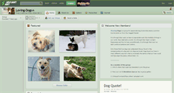 Desktop Screenshot of loving-dogs.deviantart.com