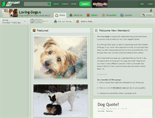 Tablet Screenshot of loving-dogs.deviantart.com