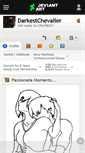 Mobile Screenshot of darkestchevalier.deviantart.com