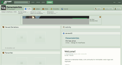 Desktop Screenshot of elementalartists.deviantart.com