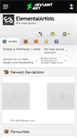Mobile Screenshot of elementalartists.deviantart.com