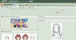 Desktop Screenshot of noirinmarudon.deviantart.com