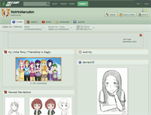 Tablet Screenshot of noirinmarudon.deviantart.com