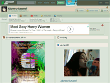 Tablet Screenshot of ajuneru-azsanel.deviantart.com