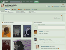 Tablet Screenshot of perishing-twinkie.deviantart.com