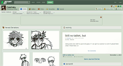 Desktop Screenshot of clutchsky.deviantart.com