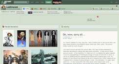 Desktop Screenshot of lostemerald.deviantart.com