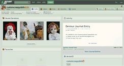 Desktop Screenshot of customcreepydolls.deviantart.com