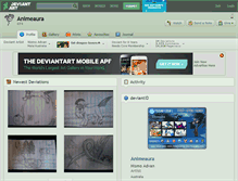 Tablet Screenshot of animeaura.deviantart.com