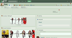 Desktop Screenshot of phead.deviantart.com