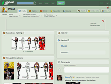 Tablet Screenshot of phead.deviantart.com