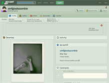 Tablet Screenshot of omfglookazombie.deviantart.com