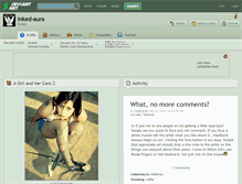 Tablet Screenshot of inked-aura.deviantart.com
