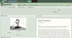 Desktop Screenshot of eclecticcalico.deviantart.com