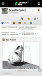 Mobile Screenshot of eclecticcalico.deviantart.com