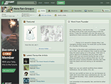 Tablet Screenshot of nora-fan-group.deviantart.com