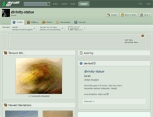 Tablet Screenshot of divinity-statue.deviantart.com