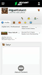 Mobile Screenshot of miguelcolucci.deviantart.com