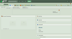 Desktop Screenshot of mitsuka.deviantart.com