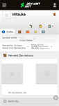 Mobile Screenshot of mitsuka.deviantart.com