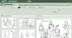 Desktop Screenshot of navybluemanga.deviantart.com
