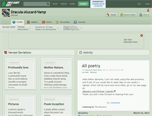 Tablet Screenshot of dracula-alucard-vamp.deviantart.com