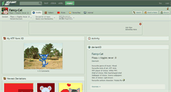 Desktop Screenshot of fancy-cat.deviantart.com