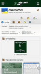 Mobile Screenshot of crabmuffins.deviantart.com