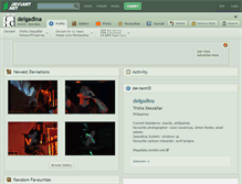 Tablet Screenshot of delgadina.deviantart.com