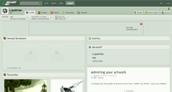 Desktop Screenshot of lupatrian.deviantart.com