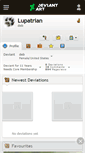 Mobile Screenshot of lupatrian.deviantart.com