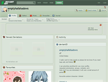 Tablet Screenshot of emptyhallshadows.deviantart.com