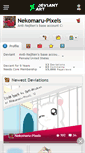 Mobile Screenshot of nekomaru-pixels.deviantart.com