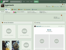 Tablet Screenshot of megmcgee06.deviantart.com