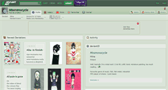 Desktop Screenshot of missmonocycle.deviantart.com
