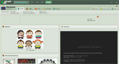Desktop Screenshot of dezmond.deviantart.com