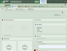 Tablet Screenshot of doitny.deviantart.com