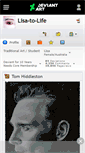 Mobile Screenshot of lisa-to-life.deviantart.com
