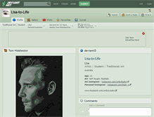 Tablet Screenshot of lisa-to-life.deviantart.com